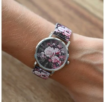 Ernest\'s pink peony watch