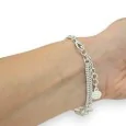 Ikita tarnished silver chain bracelet