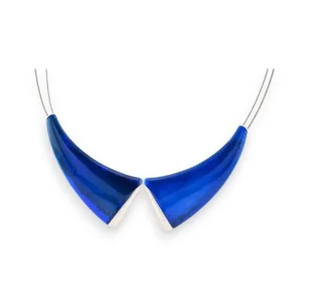 Collar cuello babero azul real de Ikita