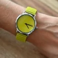 Montre Ernest jaune acidulé uni