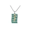 Ikita Design Green Costume Necklace