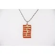 Ikita openwork rectangle necklace