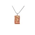 Ikita openwork rectangle necklace