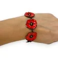 Bracelet Coquelicots de chez Lolilota