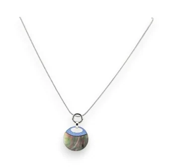 Silver Ikita Pearly Locket Necklace