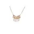 Bohemian Golden Feathers Ikita Fashion Necklace