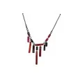 Ikita black and red fashion necklace