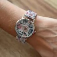 Geometric Floral Pattern Watch