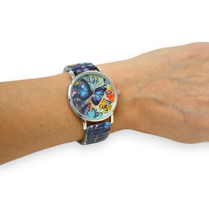 Reloj Ernest Mariposa Multicolor