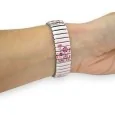 Elastic Watch Ernest Pink Floral Pattern