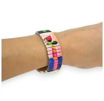 Ernest Fantasy Flower Multicolored Watch