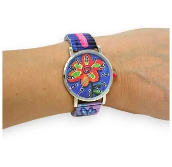 Ernest Fantasy Flower Multicolor Watch