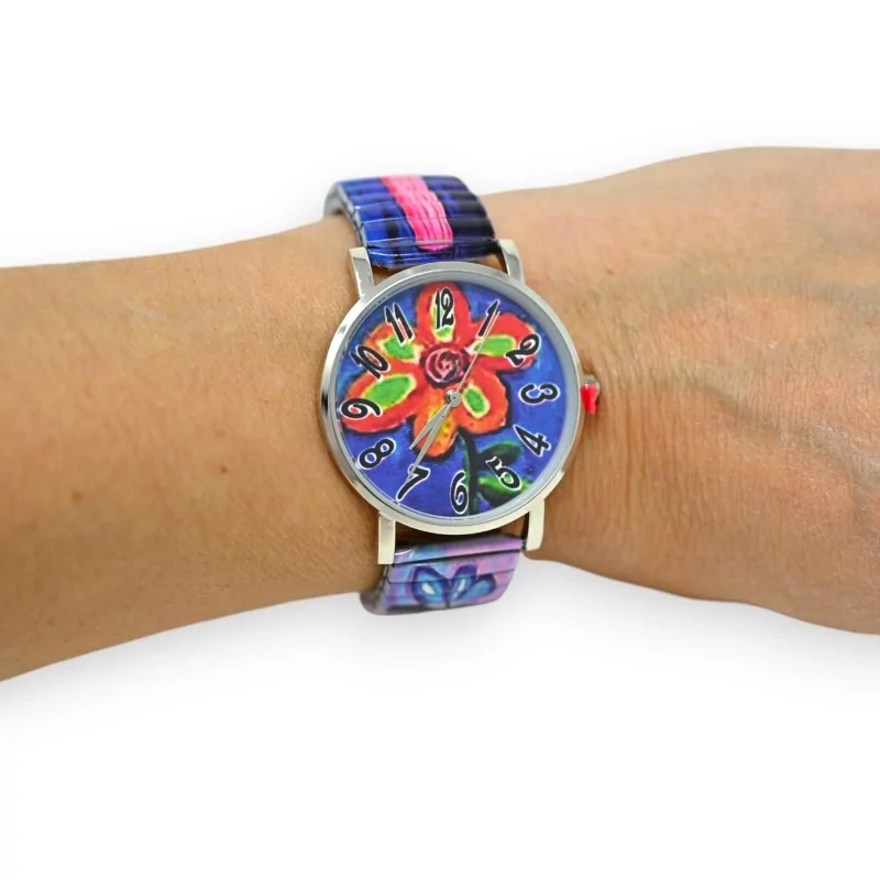 Montre Ernest Fantasy Flower Multicolore