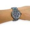 Ernest Black and Blue Leopard Watch