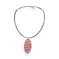 Collier Fantaisie Mosaïque Rouge Ikita