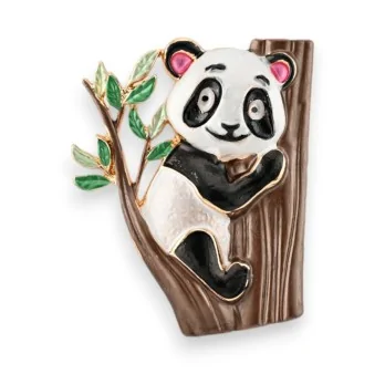 Broche Panda Fantaisie Aimantée