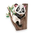 Magnetische Fantasie-Panda-Brosche