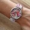 Montre Ernest imprimé deco shabby rose