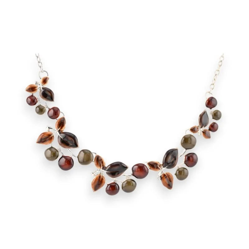 Collier Fantaisie Feuilles d'Automne