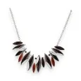 Collier Fantaisie Feuilles d'Automne Marron