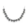 Vintage Silver-Toned Designer Fashion Necklace by Ikita