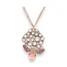 Copper Rose Honeycomb Necklace by Ikita