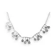 Ikita silver-plated charms fashion necklace