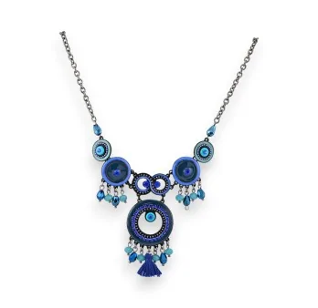 Ocean Blue Fashion Necklace