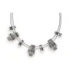 Geometric shapes fashion necklace by Ikita