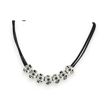 Fashion necklace Belle Miss with silver charms