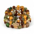 Pulsera Bohemia Multicapa otoño