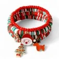 Bracelet multi-rangs de Noël