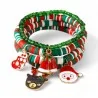 Bracelet élastique fantaisie de Noël avec breloques