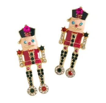 Nutcracker soldier costume earrings