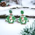 Christmas Snowman Costume Earrings