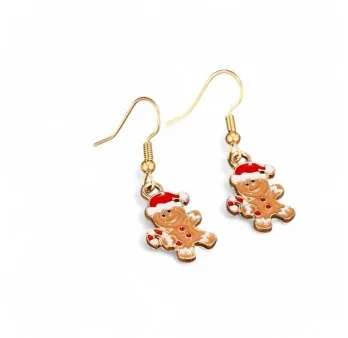 Christmas Gingerbread Man Earrings