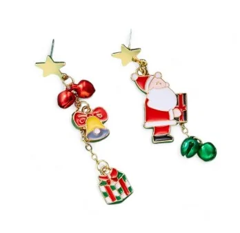 Christmas-themed dangling fashion earrings