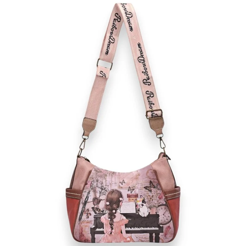 Sac bandoulière Sweet Candy petite fille au Piano