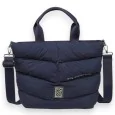 Borsa a mano trapuntata Donna Alessia Blu navy