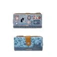 Cartera Sweet Candy Tono Azul Gallery vintage gato