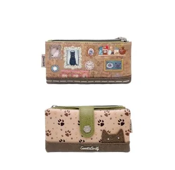 Sweet Candy Wallet in Green by Chats Gallery