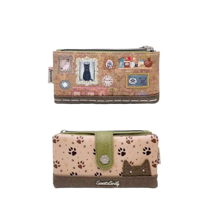 Sweet Candy Wallet in Green by Chats Gallery