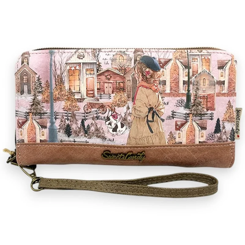 Portefeuille compagnon Sweet Candy Hiver Romantique