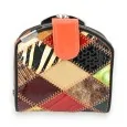 Multicolored Patchwork Compact Wallet by Kenny Jonnes