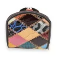 Multicolored Patchwork Compact Wallet by Kenny Jonnes