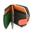 Multicolored Patchwork Compact Wallet by Kenny Jonnes