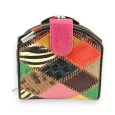 Compact Multicolored Patchwork Wallet by Kenny Jones