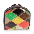 Compact Multicolored Patchwork Wallet by Kenny Jones