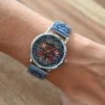 Montre Ernest fleurs vintage