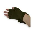 Khaki Pilou Pilou Convertible Fingerless Gloves